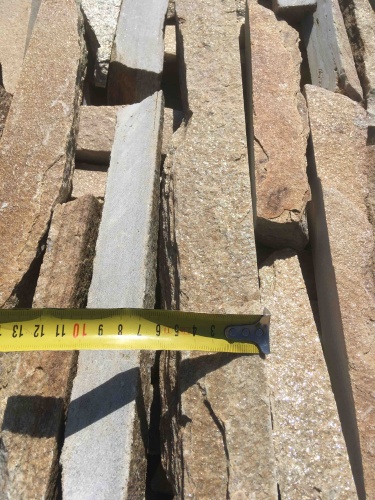 Горбушка златолит золотистый для облицовки купить в Ступино