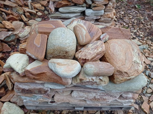 Златолит жёлтый, жёлто-зелёный глыбки и валуны для ланшафтного дизайна купить в Ступино