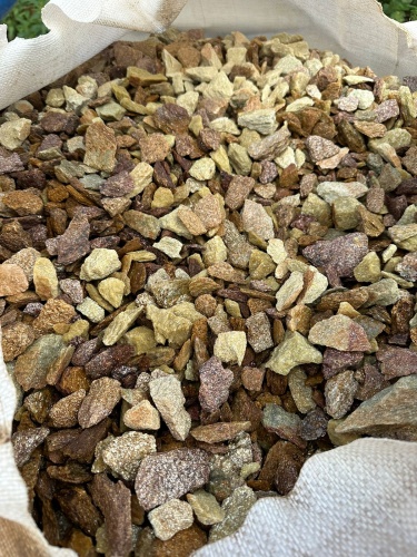 Златолит персиковый декоративная каменная крошка купить в Ступино