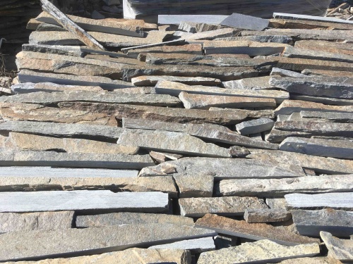 Горбушка златолит мультиколор для облицовки купить в Ступино