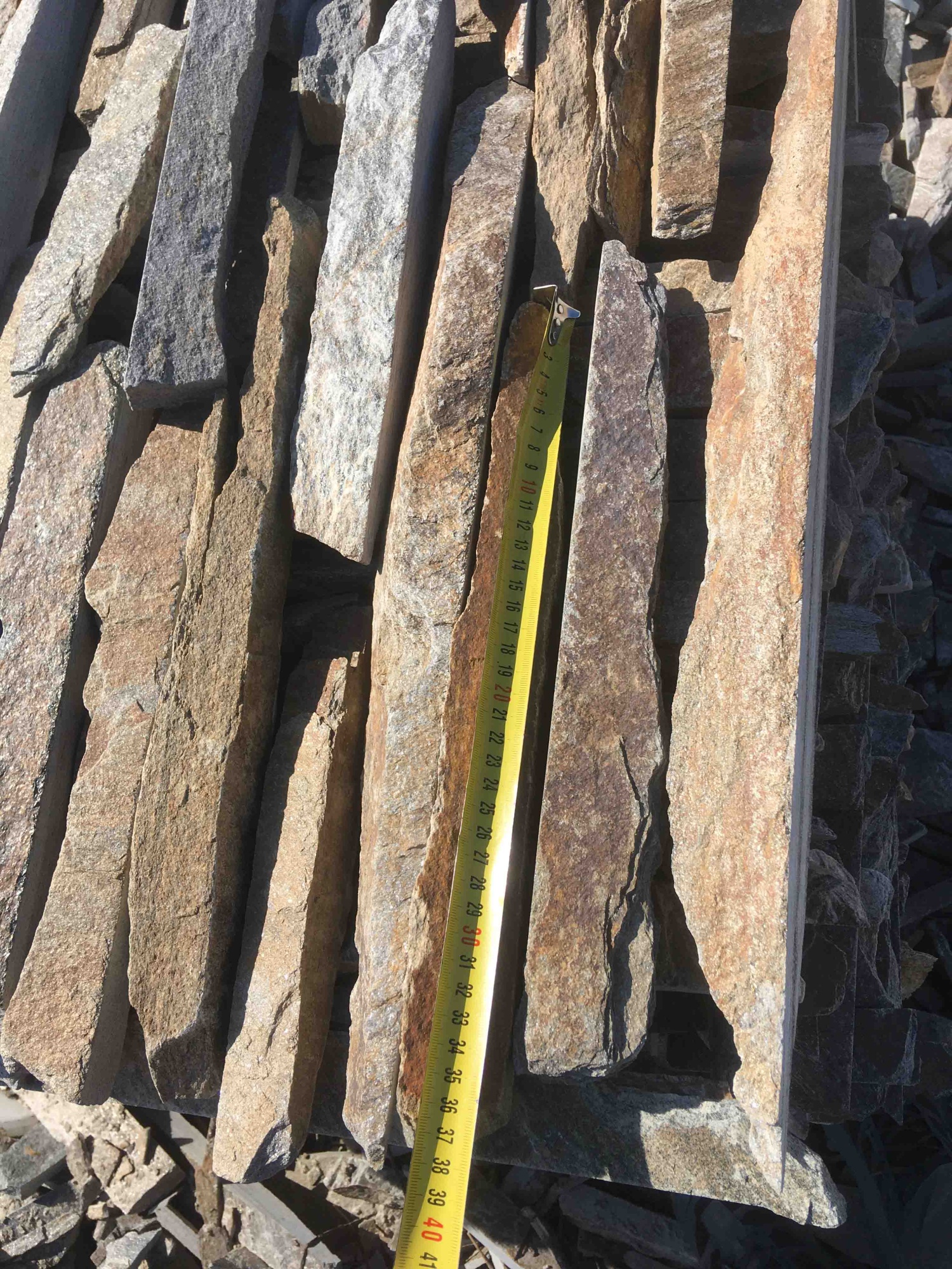 Горбушка златолит мультиколор для облицовки купить в Ступино