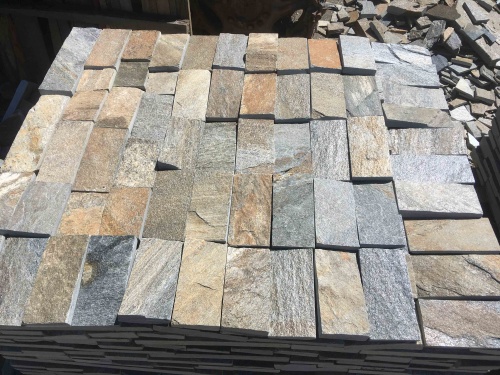 Плитка пилёная златолит Уральский для цоколя, отмостки купить в Ступино