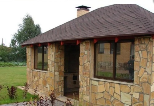 Плитняк златолит жёлтый золотистый для фасада 1,5-3см купить в Ступино