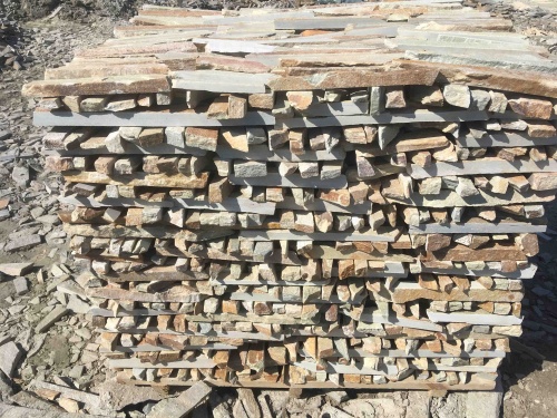 Горбушка златолит золотистый для облицовки купить в Ступино