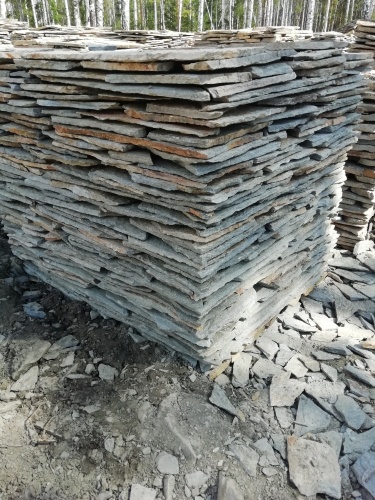 Плитняк златолит Уральский для цоколя, отмостки купить в Ступино