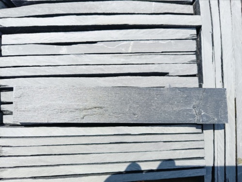 Плитка чёрная из натурального камня фасадная 30 см * 5 см, толщина 7 мм -30 мм купить в Ступино